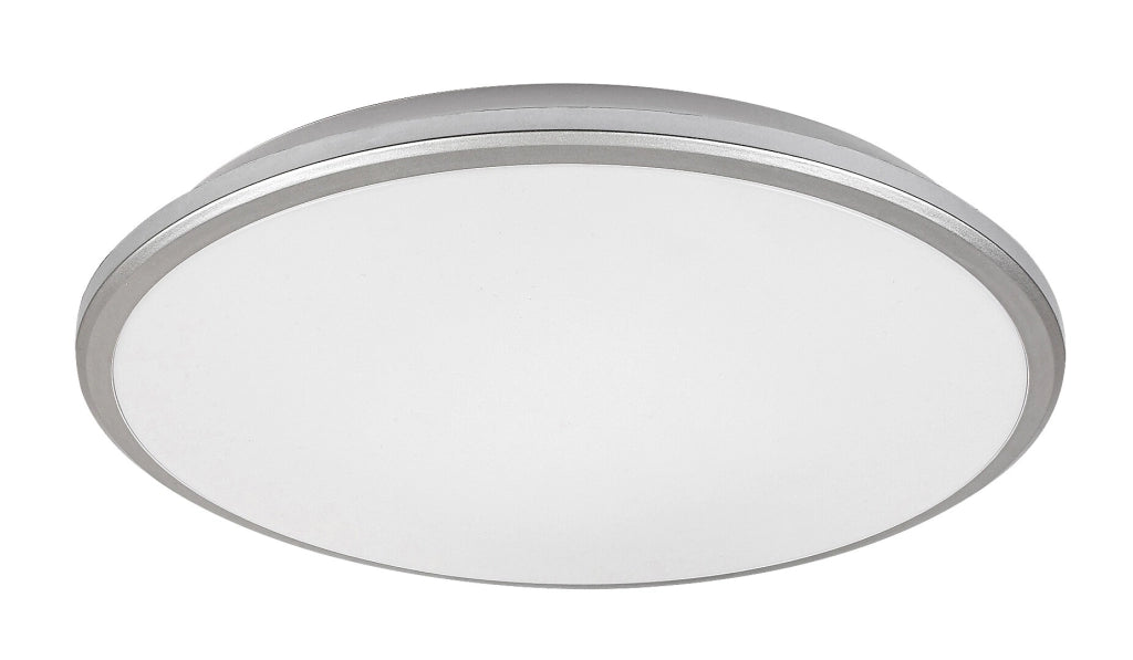 Plafoniera LED tonda 38cm 24W argento Rabalux Engon