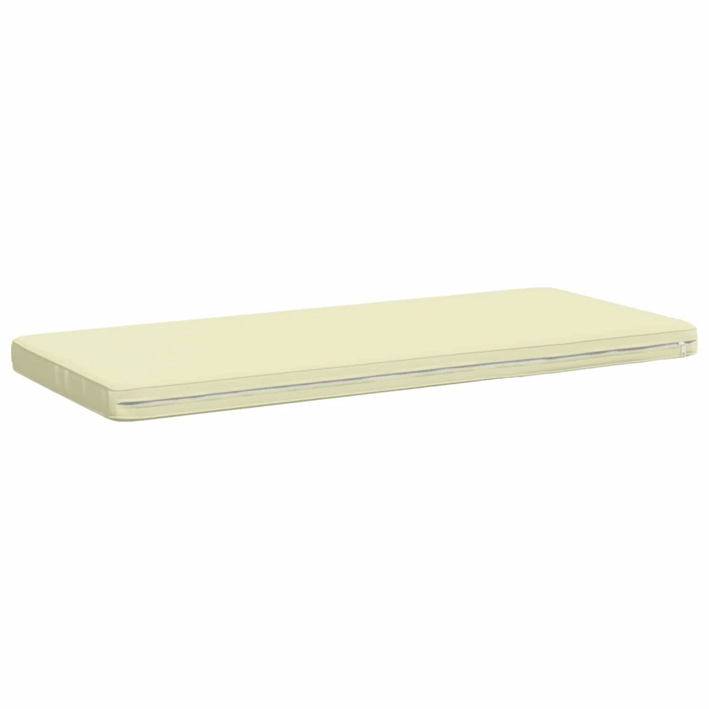 Cuscini per Panchina a 2 Pezzi VUGHT 2 pz 100% Poliestere Crema 951899