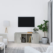 Mobile per TV Grigio Cemento 100x35x40 cm Legno Multistrato 816804