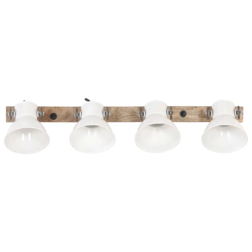 Lampada da Parete Stile Industriale Bianca 90x25 cm E27 320516