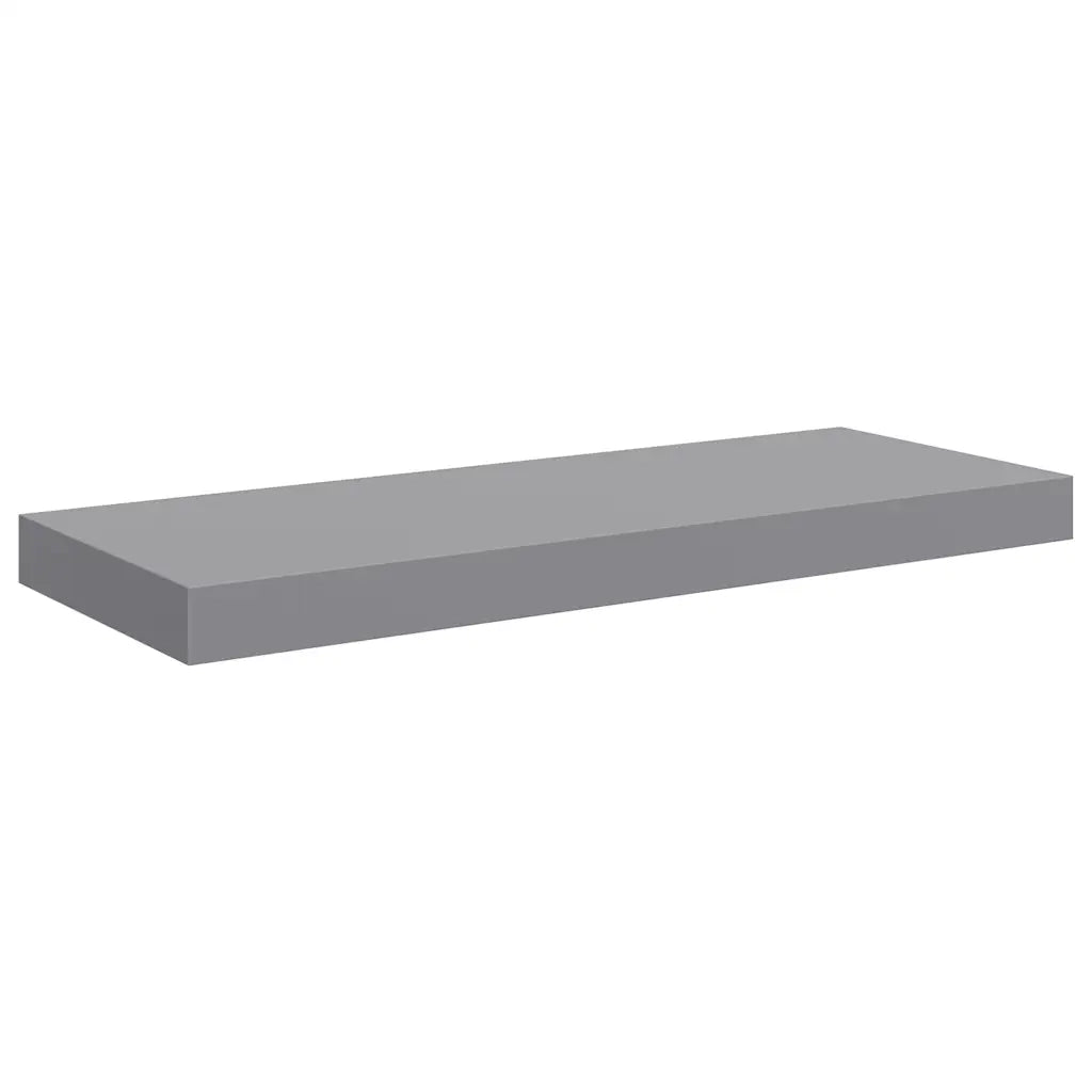 Scaffali a Parete 2 pz Grigi 60x23,5x3,8 cm in MDF cod mxl 33723
