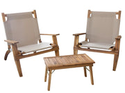 SET IN ACACIA GARDEN WOOD COTTONCLUB FLAMENCO COLOR SABBIA