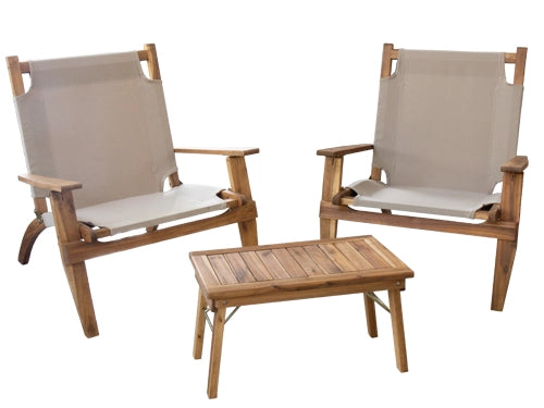 SET IN ACACIA GARDEN WOOD COTTONCLUB FLAMENCO COLOR SABBIA