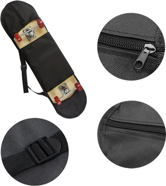 Set di 2 Tasche da Skateboard Longboard per Protezione durante Attività all'Aperto e Viaggi