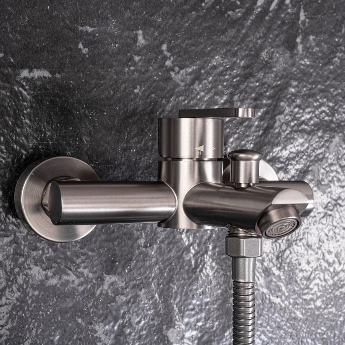 Rubinetto Da Vasca Rea Ontario Gun Grey