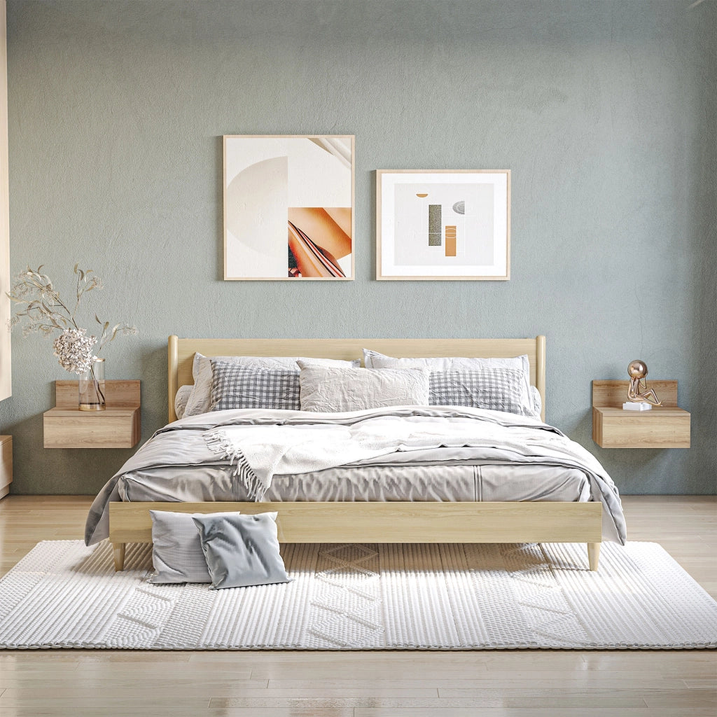 Comodino ¨C zephmum ¨C 43x36,5x30,5 cm naturale