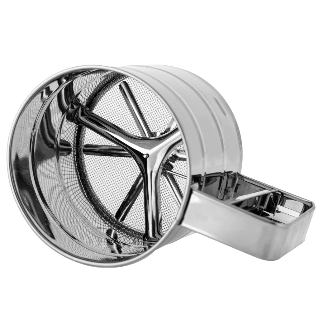Setaccio per farina KADAX, colino, tazza, scolapasta, colino da cucina, misurino in acciaio inox
