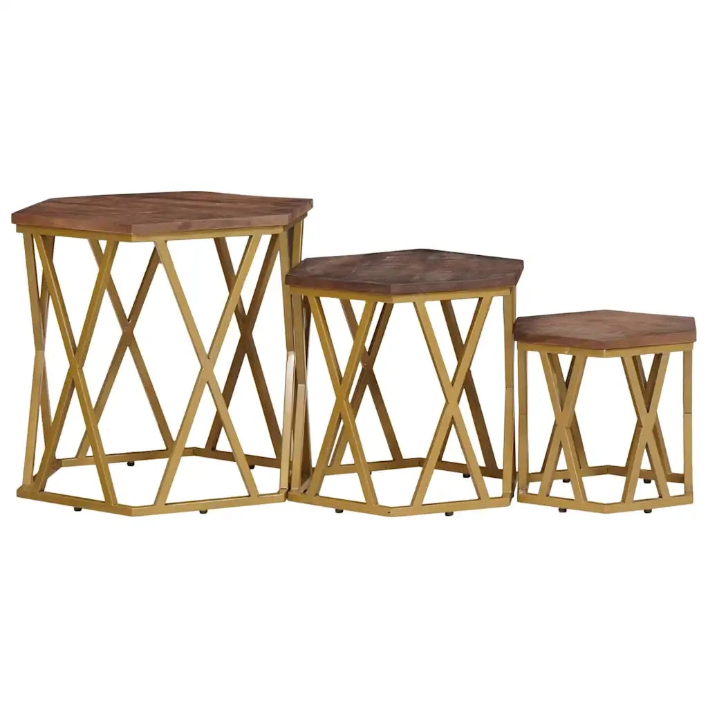 Tavolini da salotto Marrone 55 x 55 x 50 cm 4104646