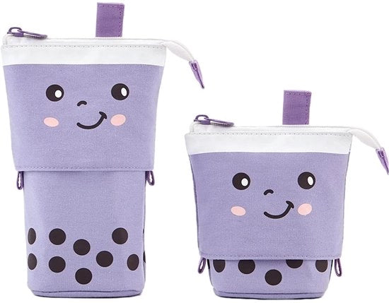 Etui con cerniera, portapenne per ragazze, ragazze adolescenti, borsa scolastica, contenitore telescopico, S, moderno