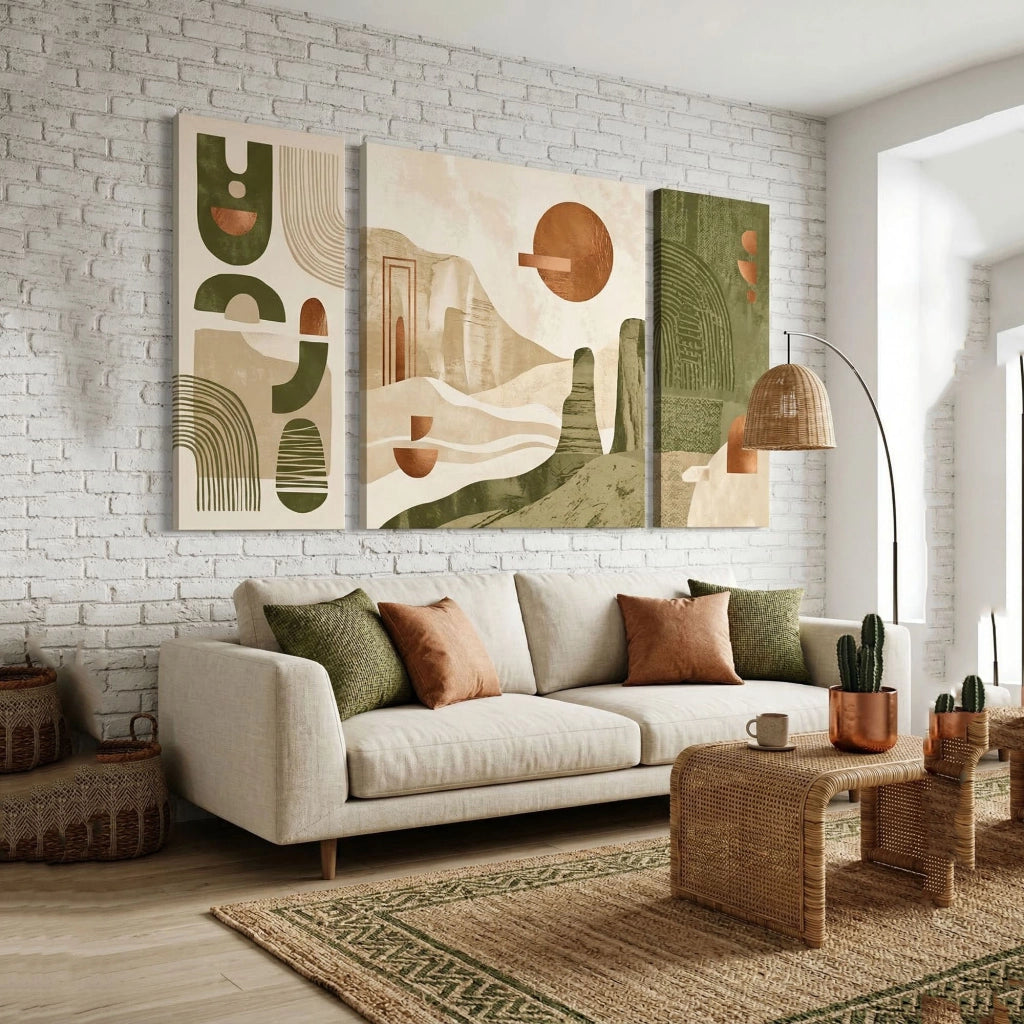 Nalirine, Quadro Materiale Struttura in Tessuto, 90x90h cm Multicolore