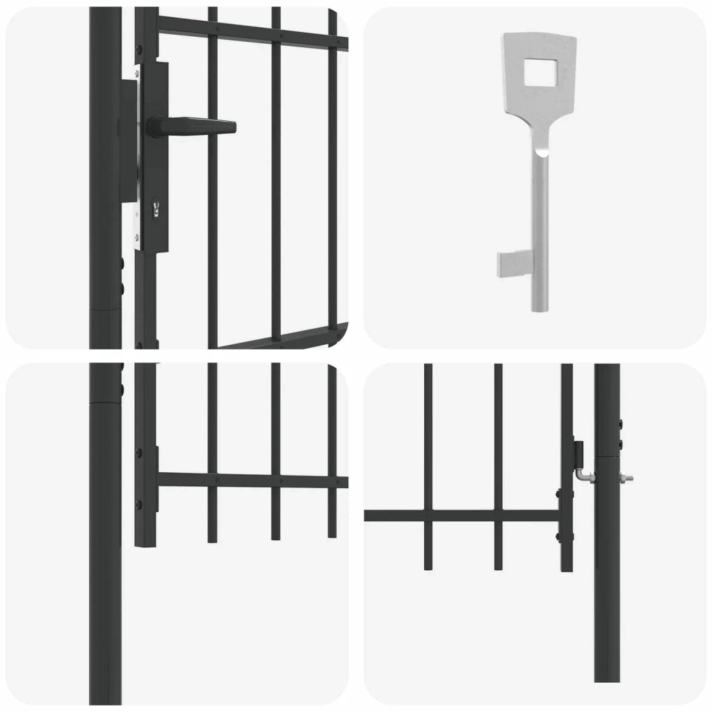 Cancello per recinzione BOXTEL 103 x 124,5 cm 42008878