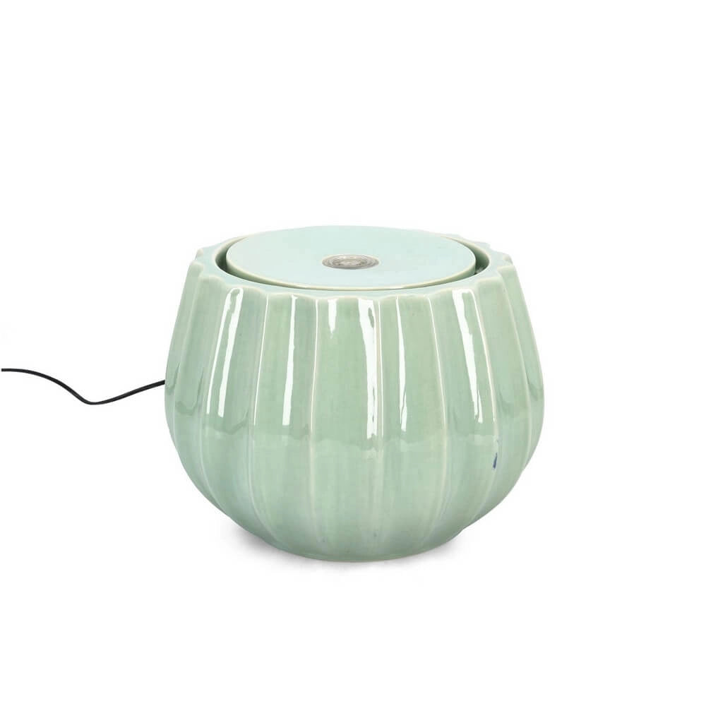 Fontana da Interno in Ceramica con Luce LED Costolata - ILY