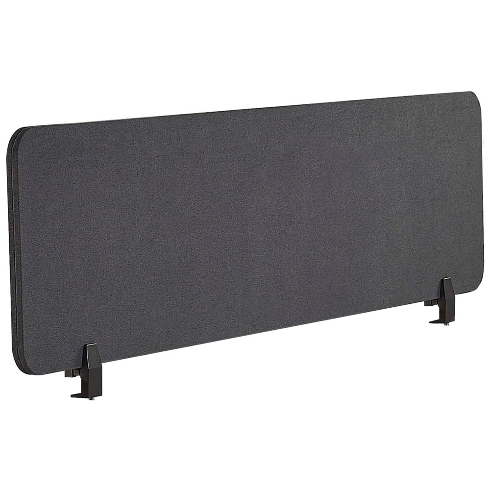 Pannello Divisorio Grigio Scuro Fonoassorbente 180 x 40 cm in Plastica PET
