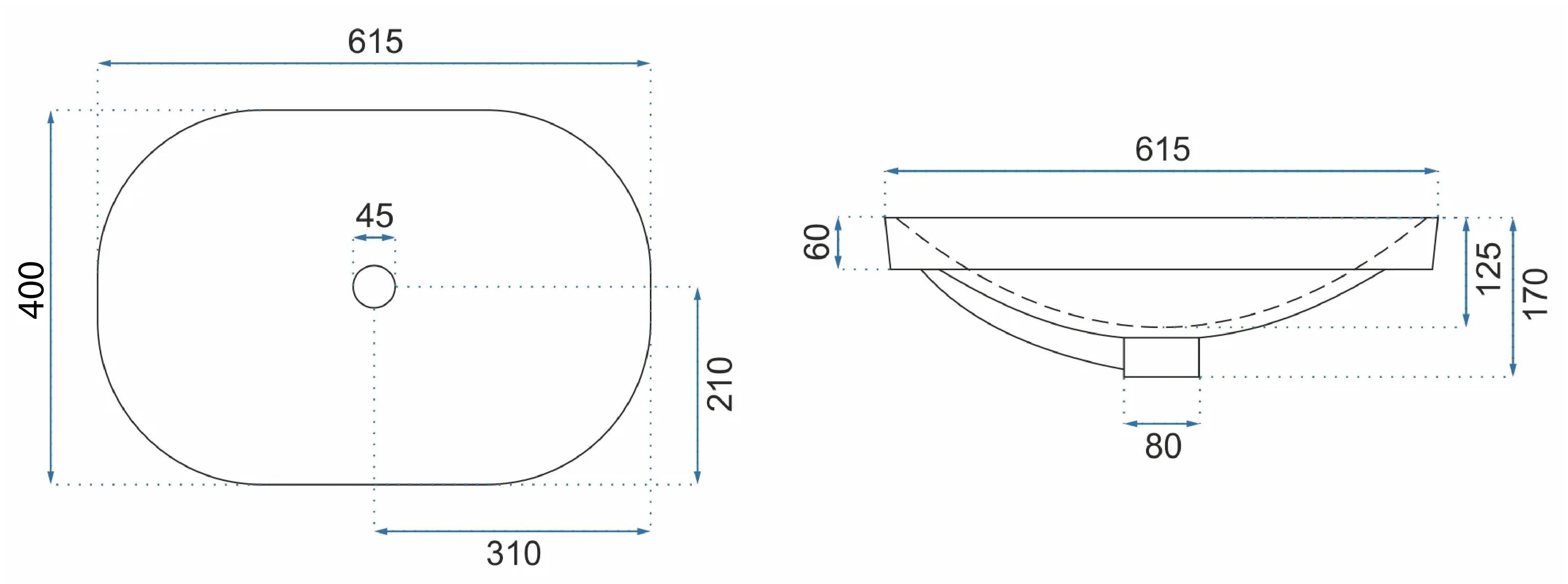 Lavabo Da Incasso Rea Arleta