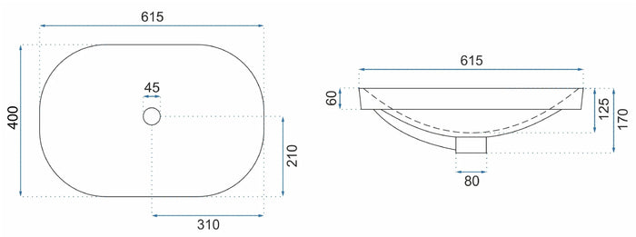 Lavabo Da Incasso Rea Arleta