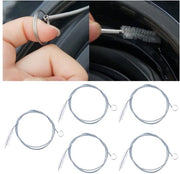 Set di spazzole per canalizzazione 5 pezzi - Spazzola flessibile - Nylon/Acciaio inossidabile - Disgorgante per tetto solare - Pulitore per la condensa - Lunghezza spazzola 150cm