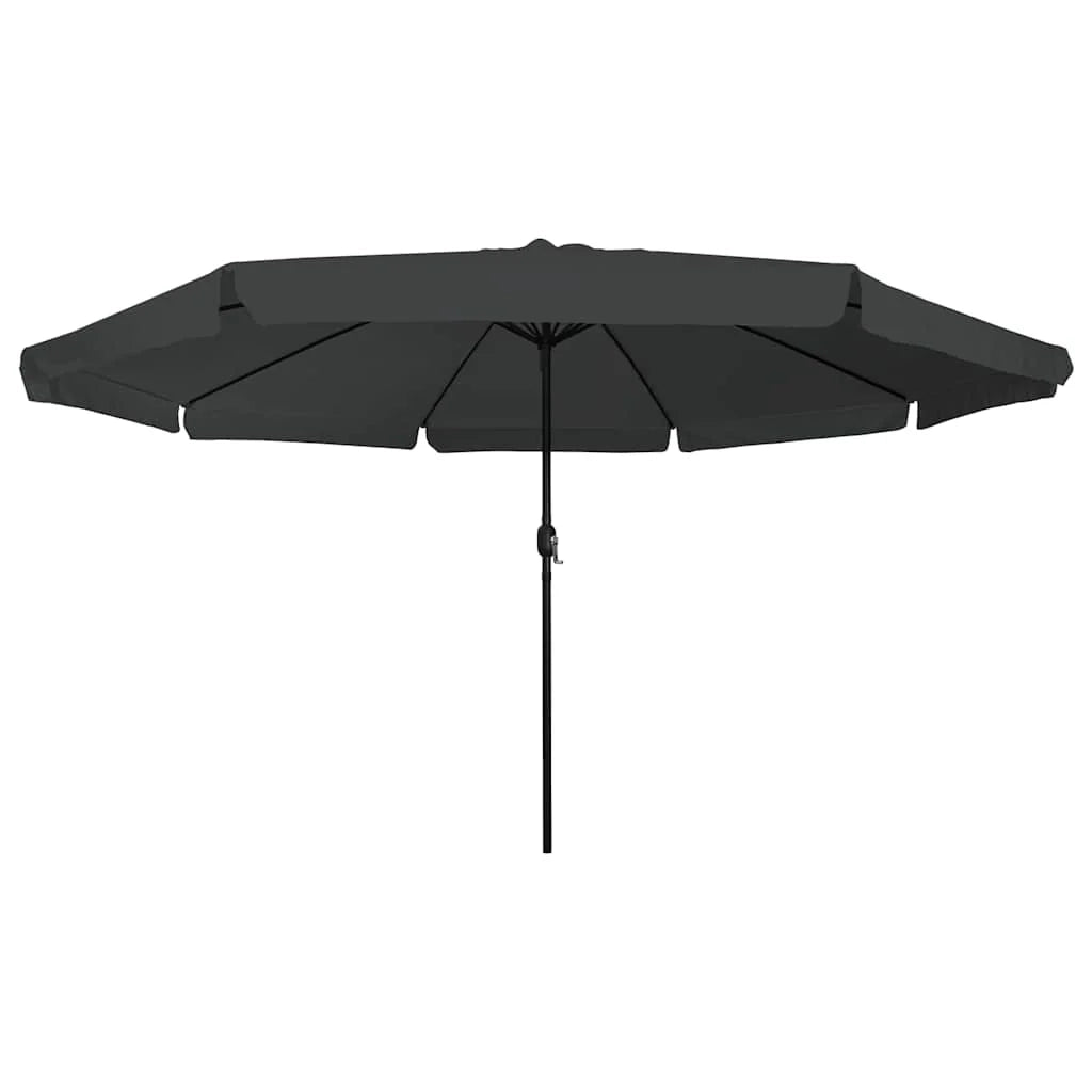 Ombrellone da giardino pieghevole moderno 395 x 395 x 245 cm ombra ottimale stile pulito poliestere antracite 02_0058781