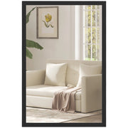 Specchio da parete rettangolare ¨C Xylo ¨C legno nero 60x40 cm