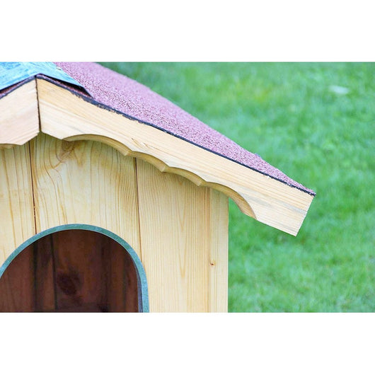 Cuccia per cani in legno, doghe  spessore 19mm Serie Lux - Mod. 100/01/L - 120001