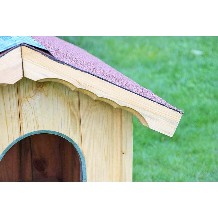 Cuccia per cani in legno, doghe  spessore 19mm Serie Lux - Mod. 100/01/L - 120001