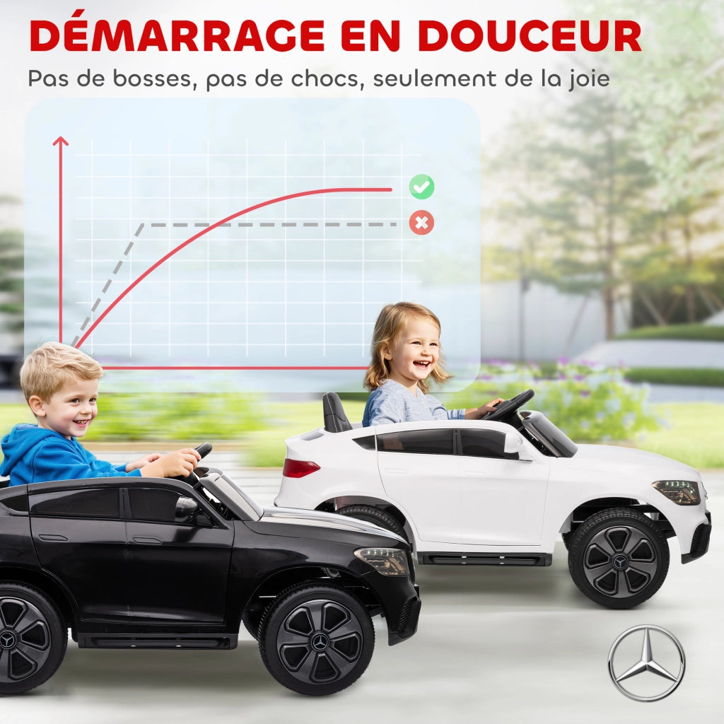 Auto elettrica per bambini con telecomando 2,4G ¨C zephmum ¨C 105x68x50cm nero