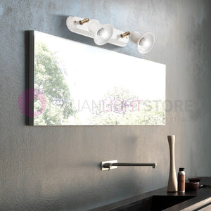 CANTUCCI Lampada da Parete o Soffitto a 2 Luci Orientabili Ceramica