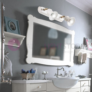 CANTUCCI Lampada da Parete o Soffitto a 2 Luci Orientabili Ceramica