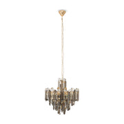 Maytoni Lampadario Contemporaneo Flare 6 luci E14 oro metallo vetro