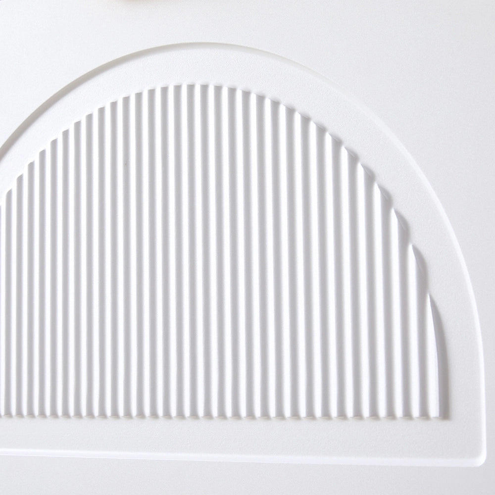 Scarpiere moderna 6 scomparti - Xylo - L118xH115xP25 cm - Bianco - Apertura a ribalta per ingresso/corridoio