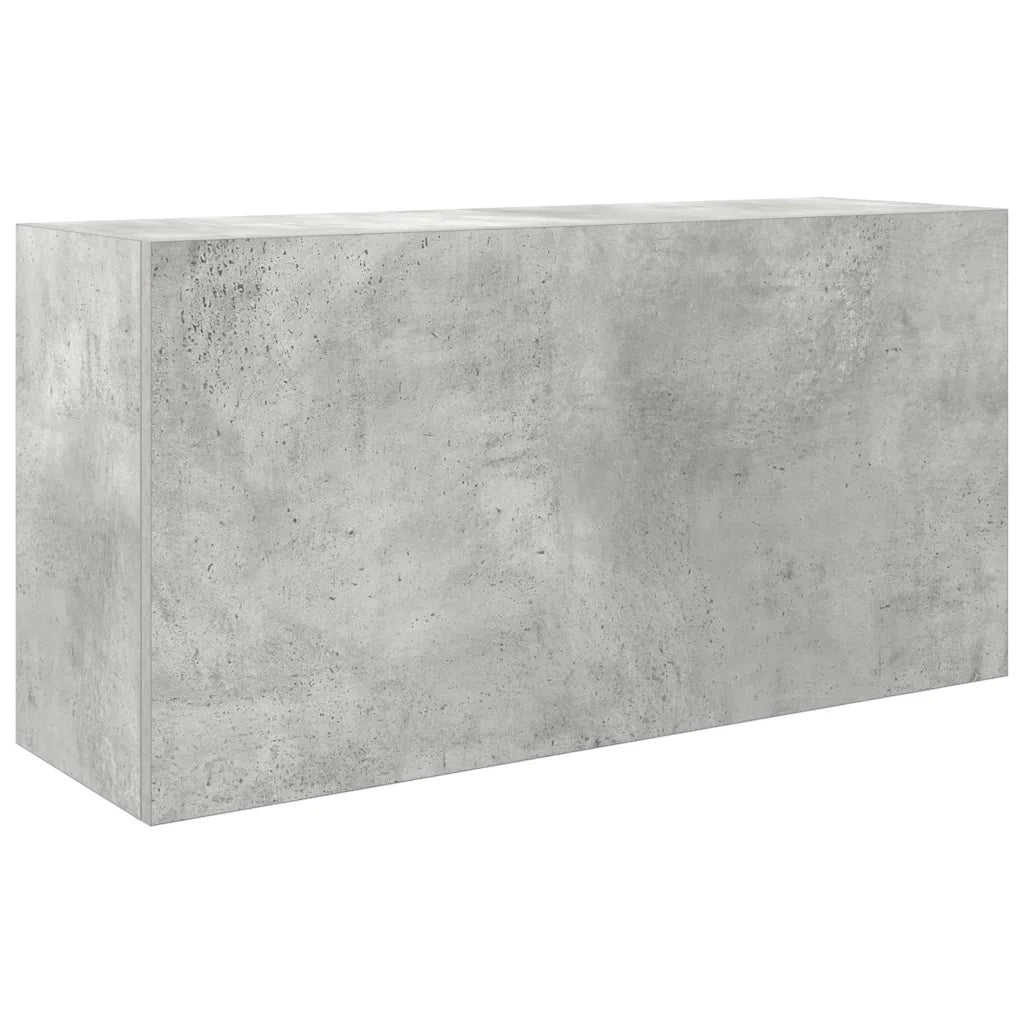 Mobile da Bagno | Armadio da bagno a Parete Grigio Cemento 80x25x40 cm Truciolato