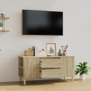 Mobile Porta TV Rovere Sonoma 102x44,5x50 cm Legno Multistrato 819599