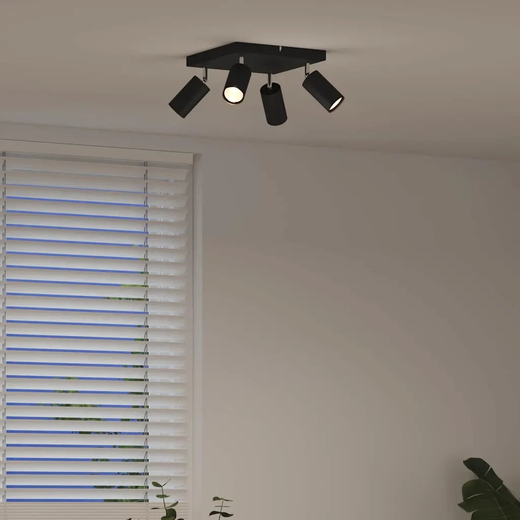 Faretto da soffitto Nero 26 x 26 x 16 cm Metallo CFW3214600