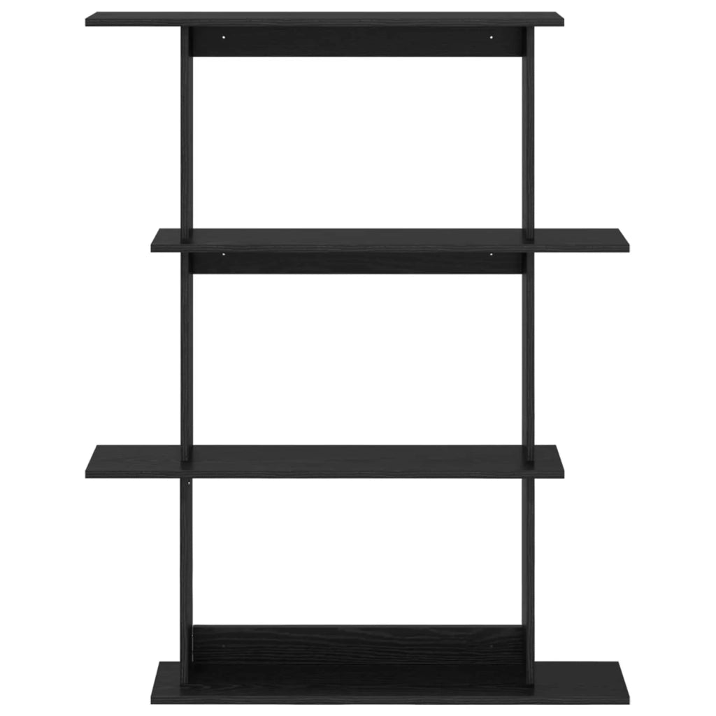 Scaffale da parete Rovere Nero 100 x 20 x 126 cm 8012061