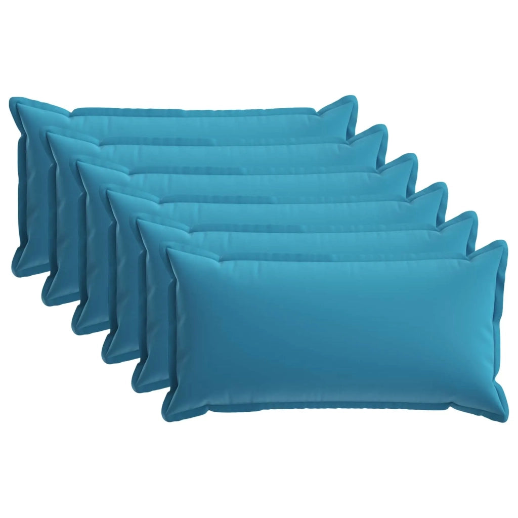 Federa 6 pcs HOUTEN Azzurro 40 x 80 cm Poliestere 918299