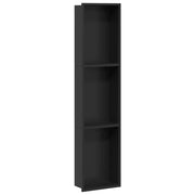 Nicchia per doccia Nero 90 x 20 x 9,5 cm Acciaio inossidabile CFW9844959