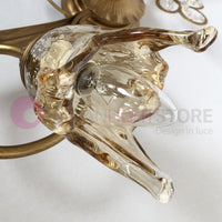 SOFIA Lampada a Parete Applique 2 Luci Stile Classico Rustico