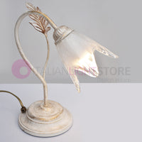 SYBILLA Lampada da tavolo in Ferro Stile Rustico Floreale