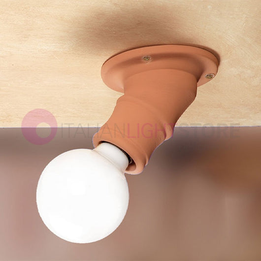 CORTONA Applique Obliquo Ceramica Cotto Rustica Country