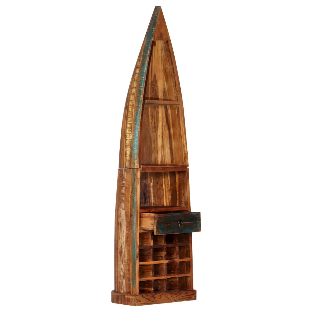vidaXL Portavino 50x40x180 cm in Legno Massello di Recupero