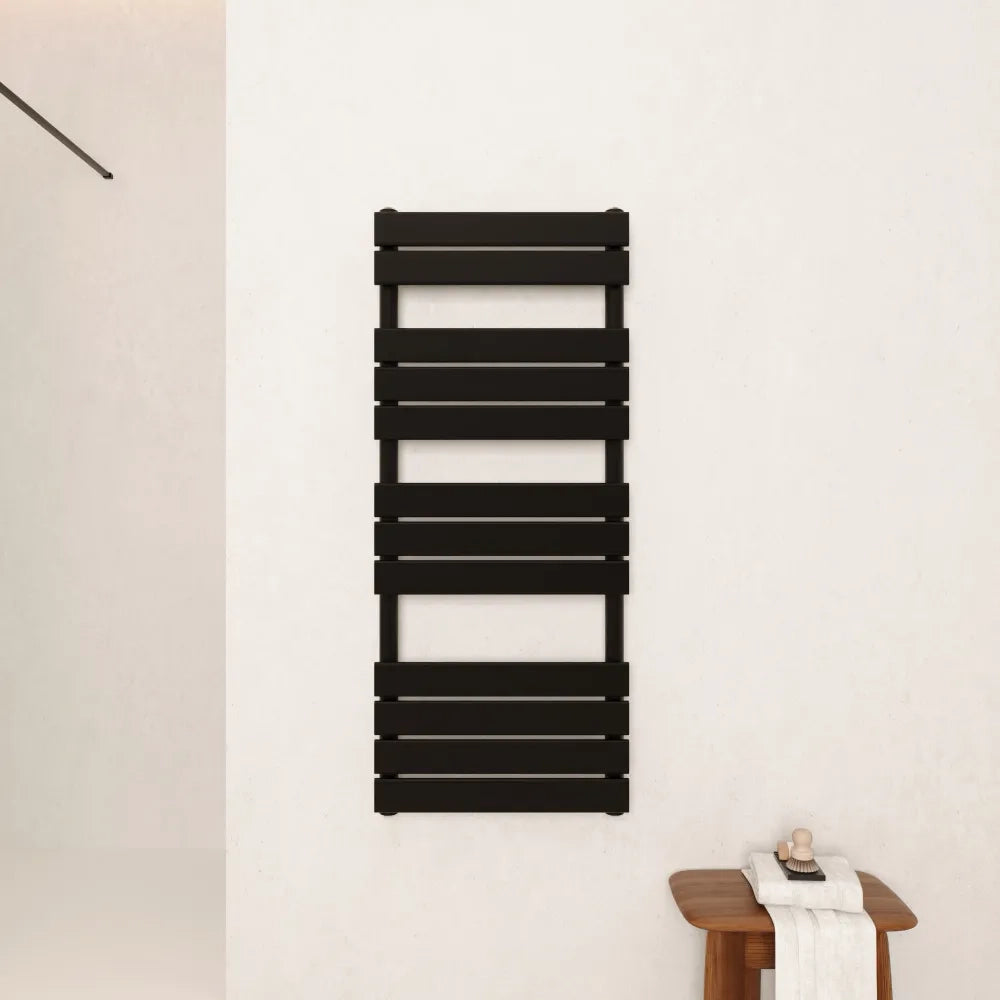 Termoarredo idraulico 1200x500 nero opaco interasse 450 | Andromeda