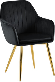 Esszimmerstuhl Cheryl Samt gold