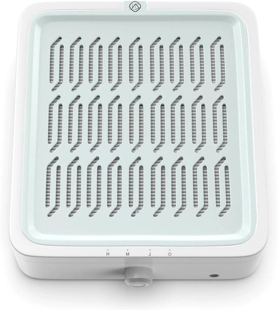 Raccolta Polvere Unghie - Stufa Polvere Unghie - Pulizia Polvere Silenziosa - Tavolo Unghie – Raccolta Polvere Unghie con Potente Aspirazione - Manicure - Pedicure - Bianco