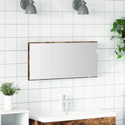 Specchio Marrone 80 x 37 cm Vetro e Legno Ingegnerizzato 863303