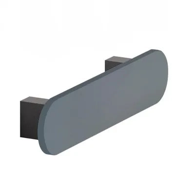 Scaldasalviette elettrico Ness 48 cm grafite opaco 40W in ceramica