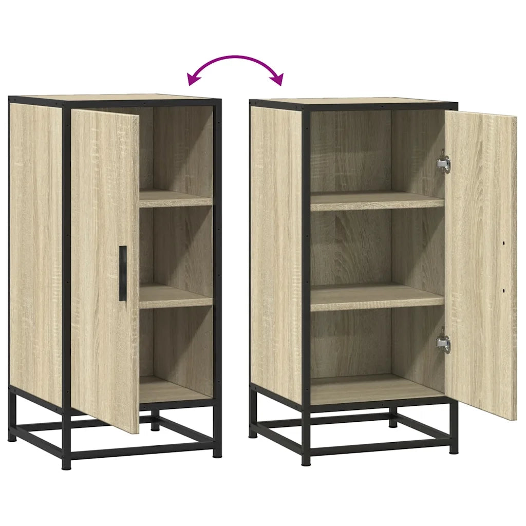 Credenza-Buffet-Armadio da cucina Rovere Sonoma 35,5x35x76 cm in Truciolato 515498