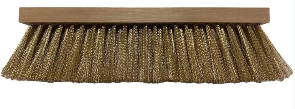 Spazzola di Ricambio in Legno e Ottone per Forno a Legna – 27x6,5x2 cm – Rettangolare
