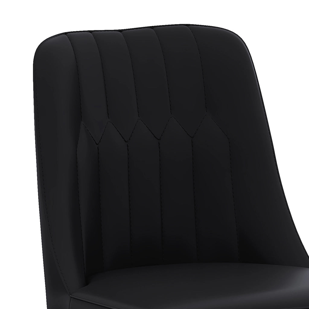 Set di sgabelli da bar a 2 pezzi girevole 360° regolabile in altezza metallo e pu nero e argento per isola cucina e bancone