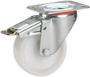 Veloce a due velocità in poliammide con rullo bloccante 80 x 30 mm / Piattaforma 100 x 85 mm