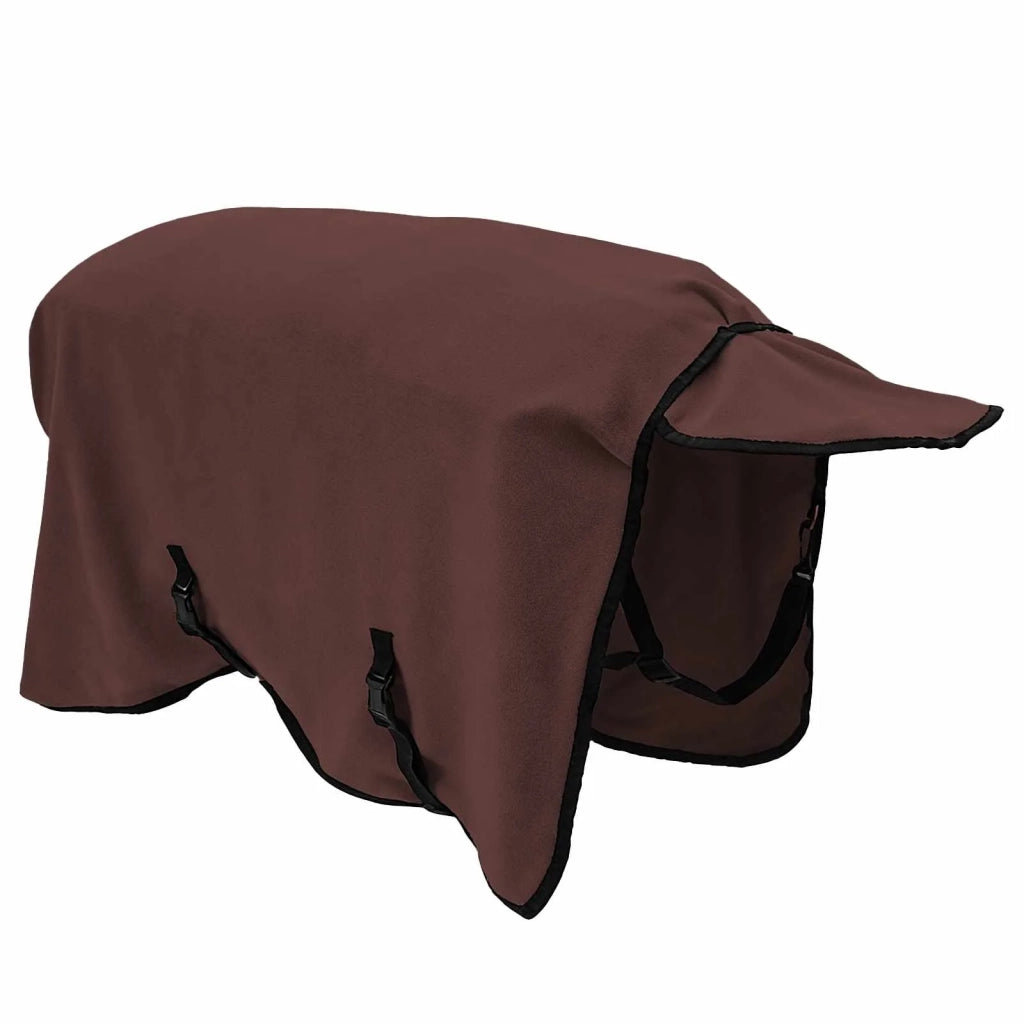 Coperta per Cavalli Marrone Scuro Completo 105 cm Poliestere CFW4344889