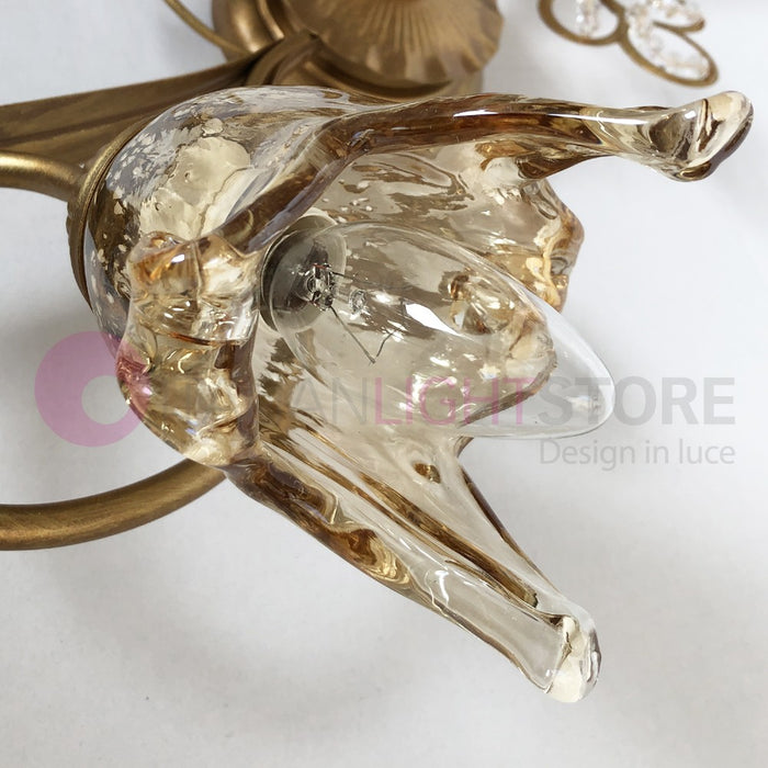 SOFIA Lampada a Soffitto Plafoniera 5 Luci Stile Classico Rustico